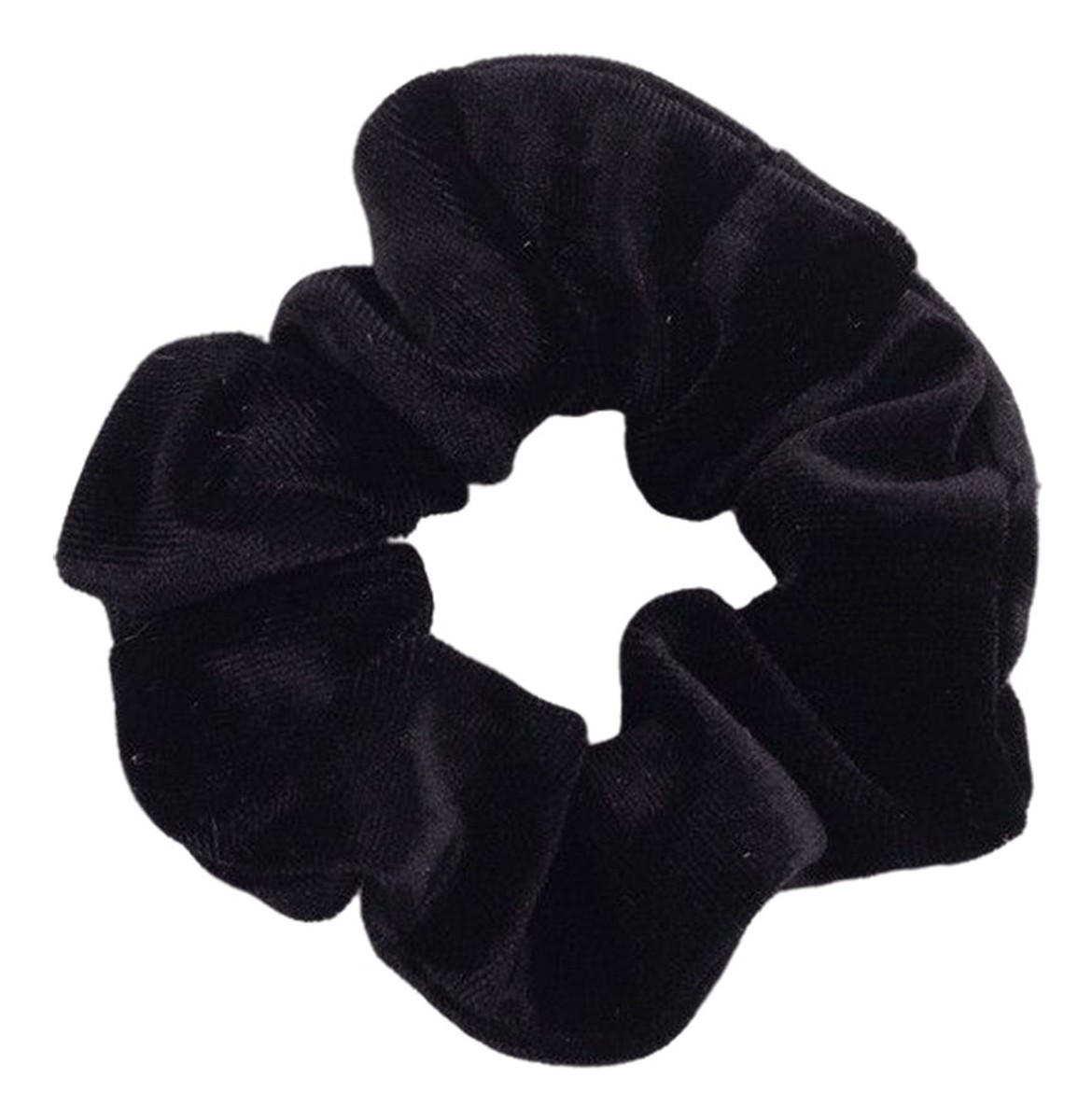 Gumka-frotka do włosów typu "Scrunchie" - czarna