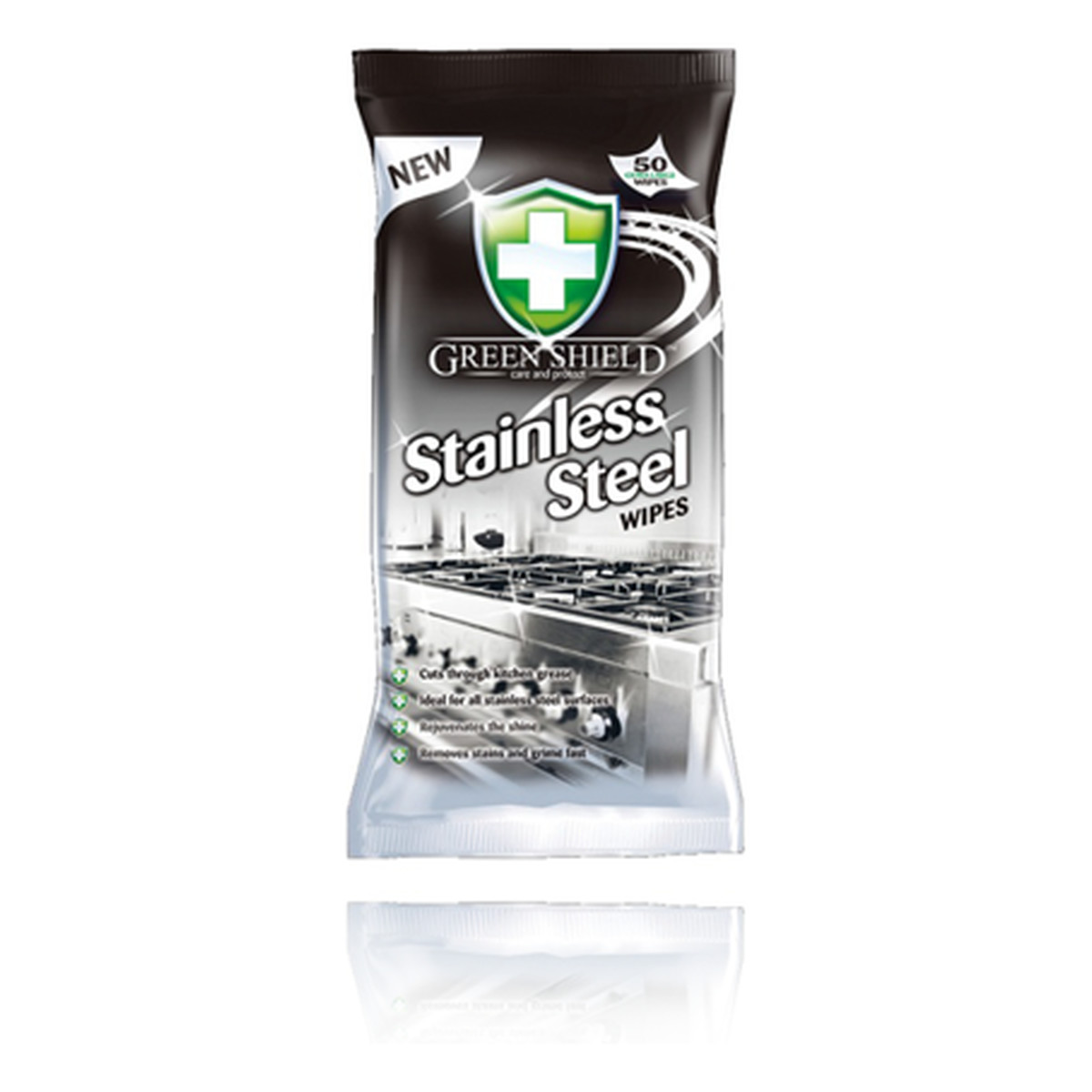 Green Shield Chusteczki do czyszczenia stali 70 sztuk