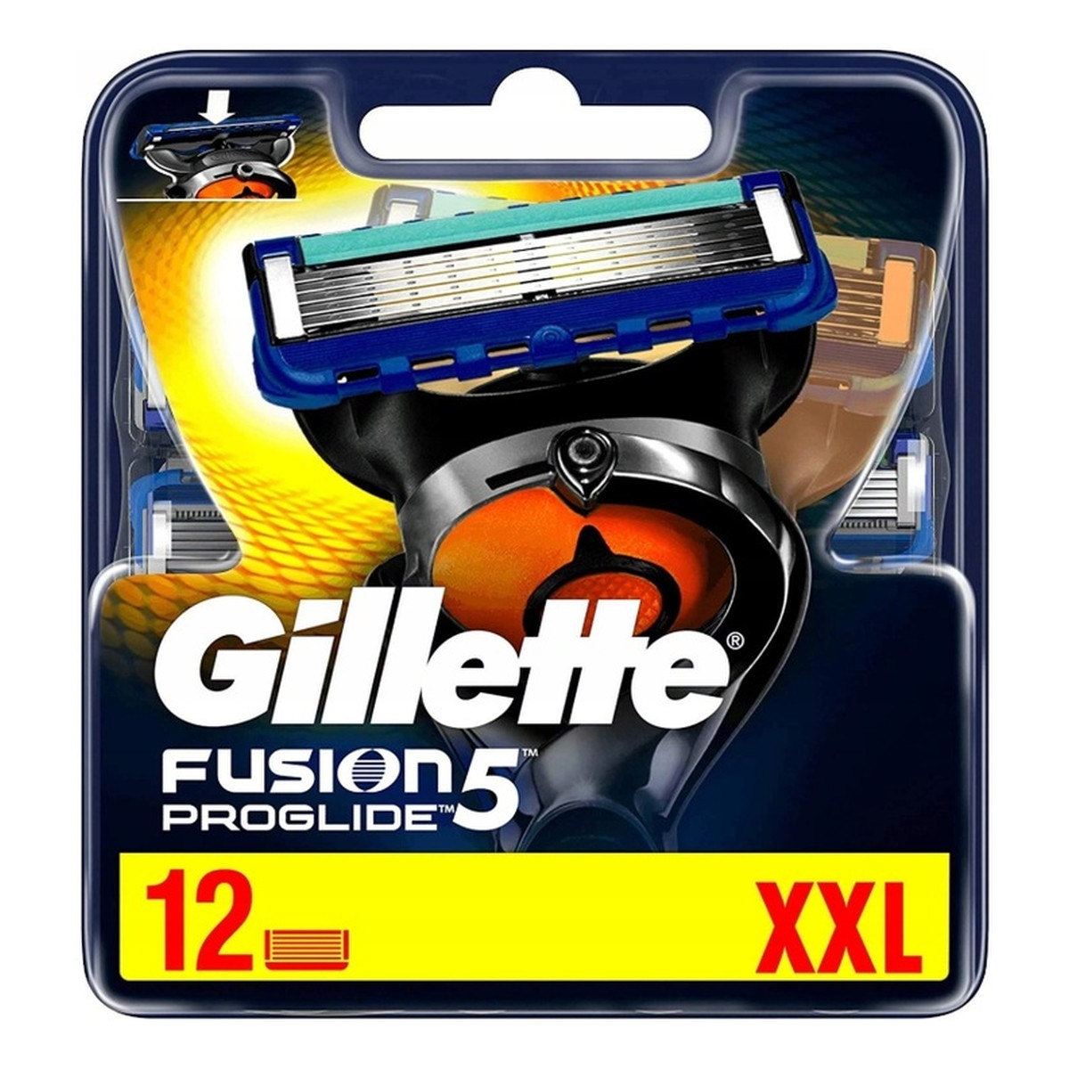 Gillette Fusion5 Proglide Ostrza Nożyki Wkłady do maszynki 12szt.