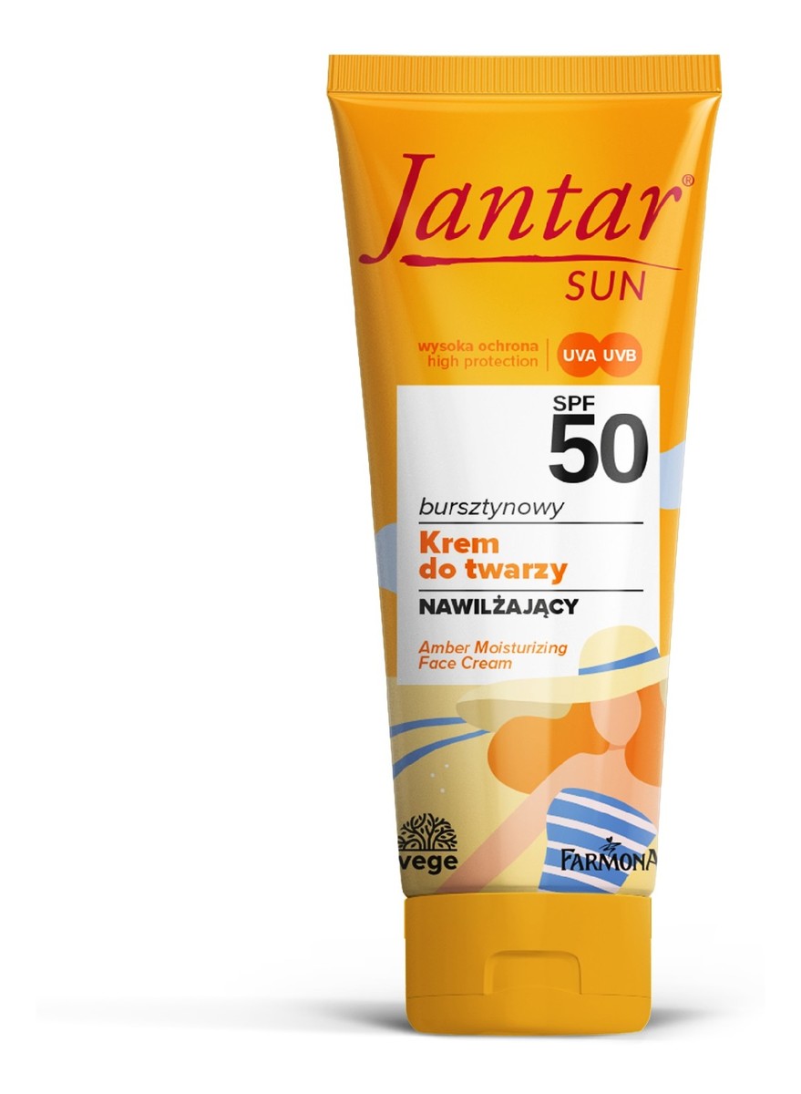 Sun Bursztynowy Krem do twarzy-nawilżający spf50