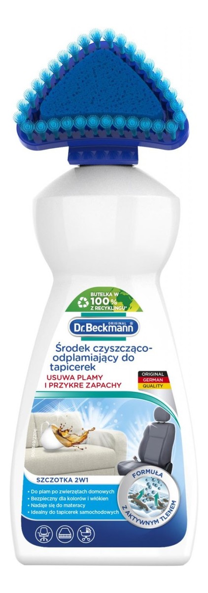 Środek czyszcząco odplamiający do dywanów ze szczotką