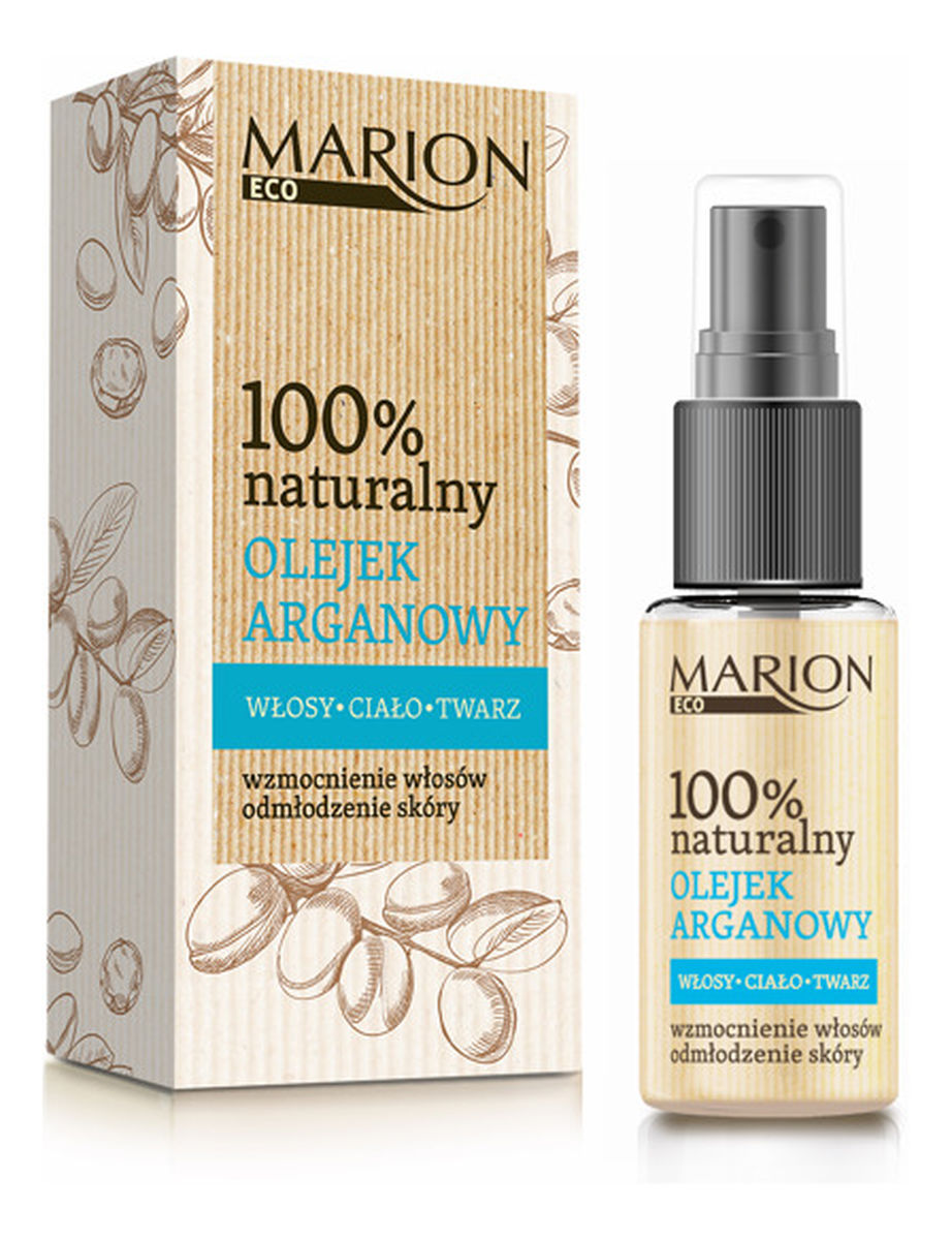 100% Naturalny olejek arganowy do twarzy ciała i włosów