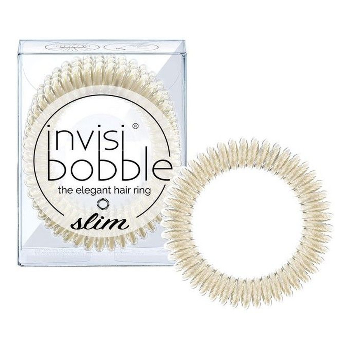 Invisibobble The Elegant Hair Ring Slim Gumki do włosów Stay Gold 3szt