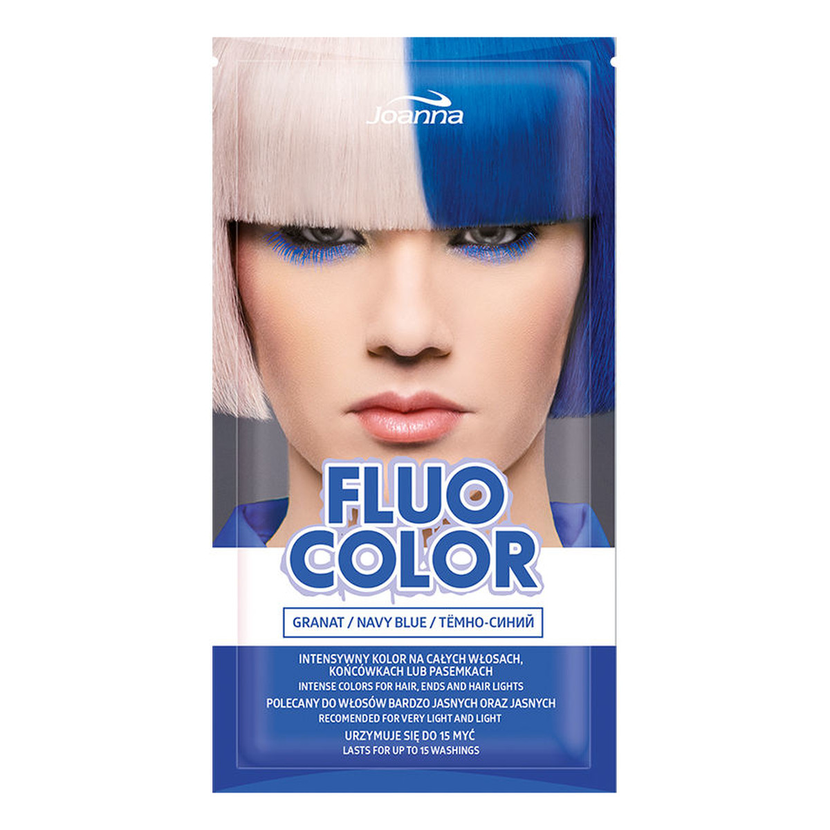 Joanna Fluo Color Szampon koloryzujący w saszetce 35g
