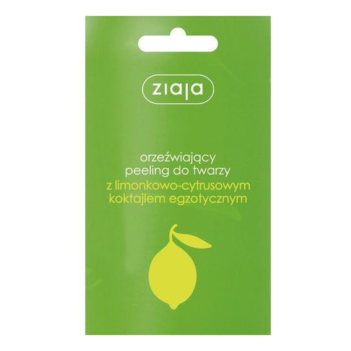 Ziaja Limonka-Cytrus Peeling do twarzy orzeźwiający 7ml