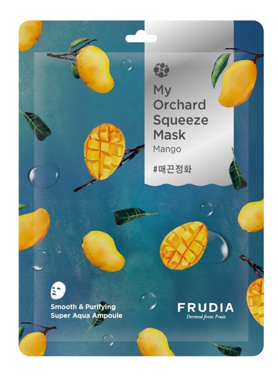 My Orchard Squeeze Mask Mango Oczyszczająco-wygłądzająca maseczka w płachcie