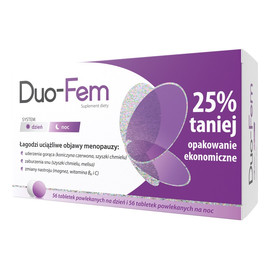 Suplement diety łagodzący objawy menopauzy 112 tabletek