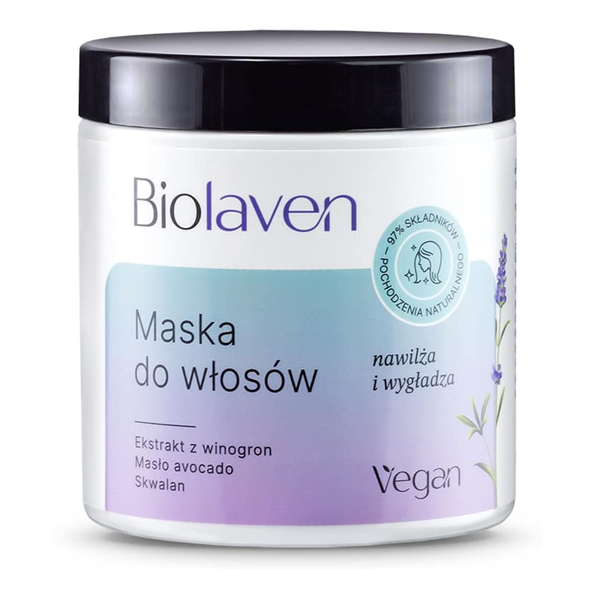 Biolaven Emolientowo-humektantowa maska winogronowa do włosów 250ml