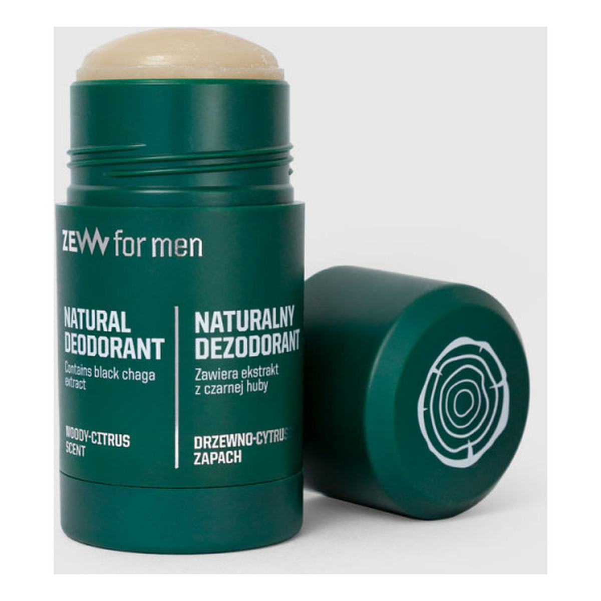 Zew For Men Dezodorant naturalny w sztyfcie z czarną hubą 80g