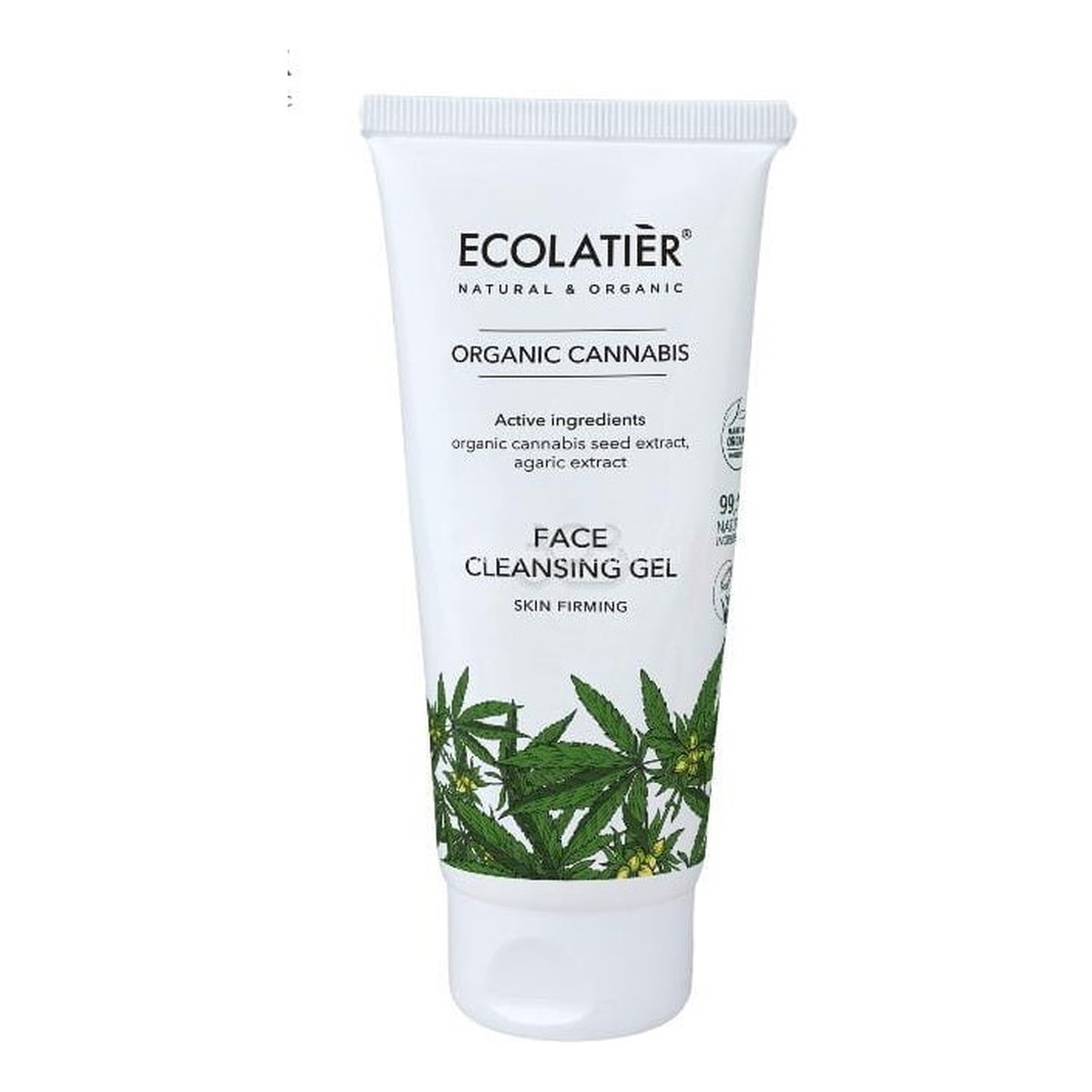 Ecolatier Organic Cannabis Żel do mycia twarzy 100ml