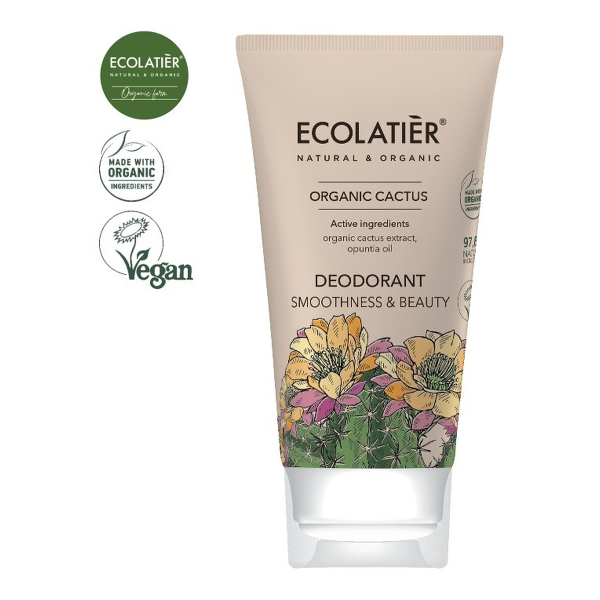 Ecolatier Cactus Dezodorant Piękno i wygładzenie 40ml