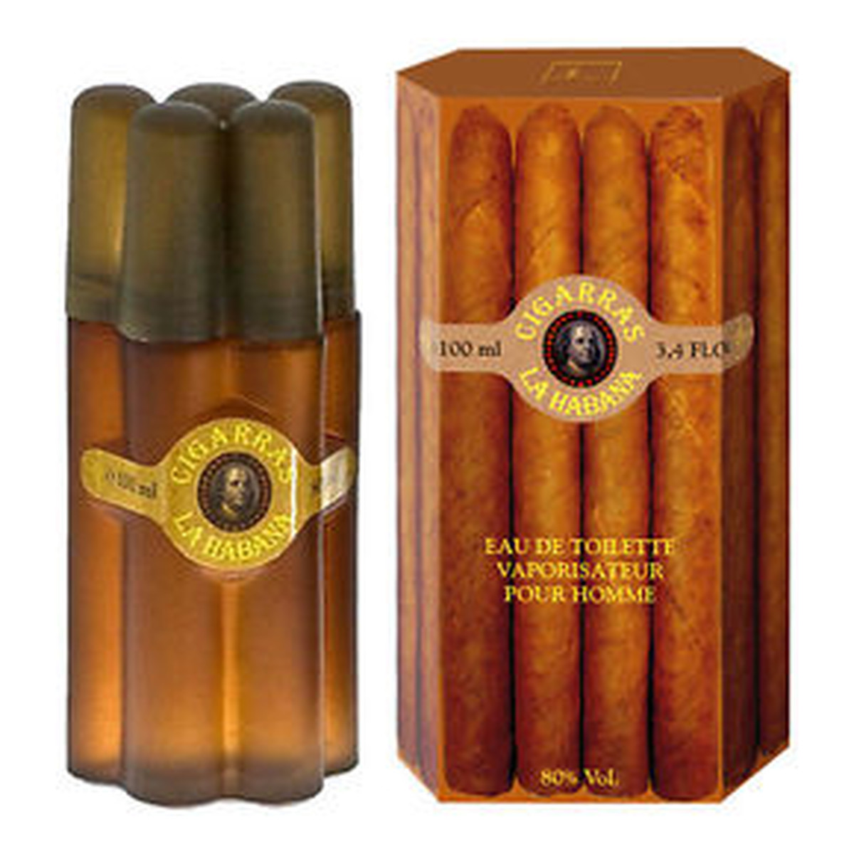 Paris Avenue Cigarras La Habana Eau de Toilette Spray Cologne For Men by Paris Avenue Woda toaletowa Spray 100ml