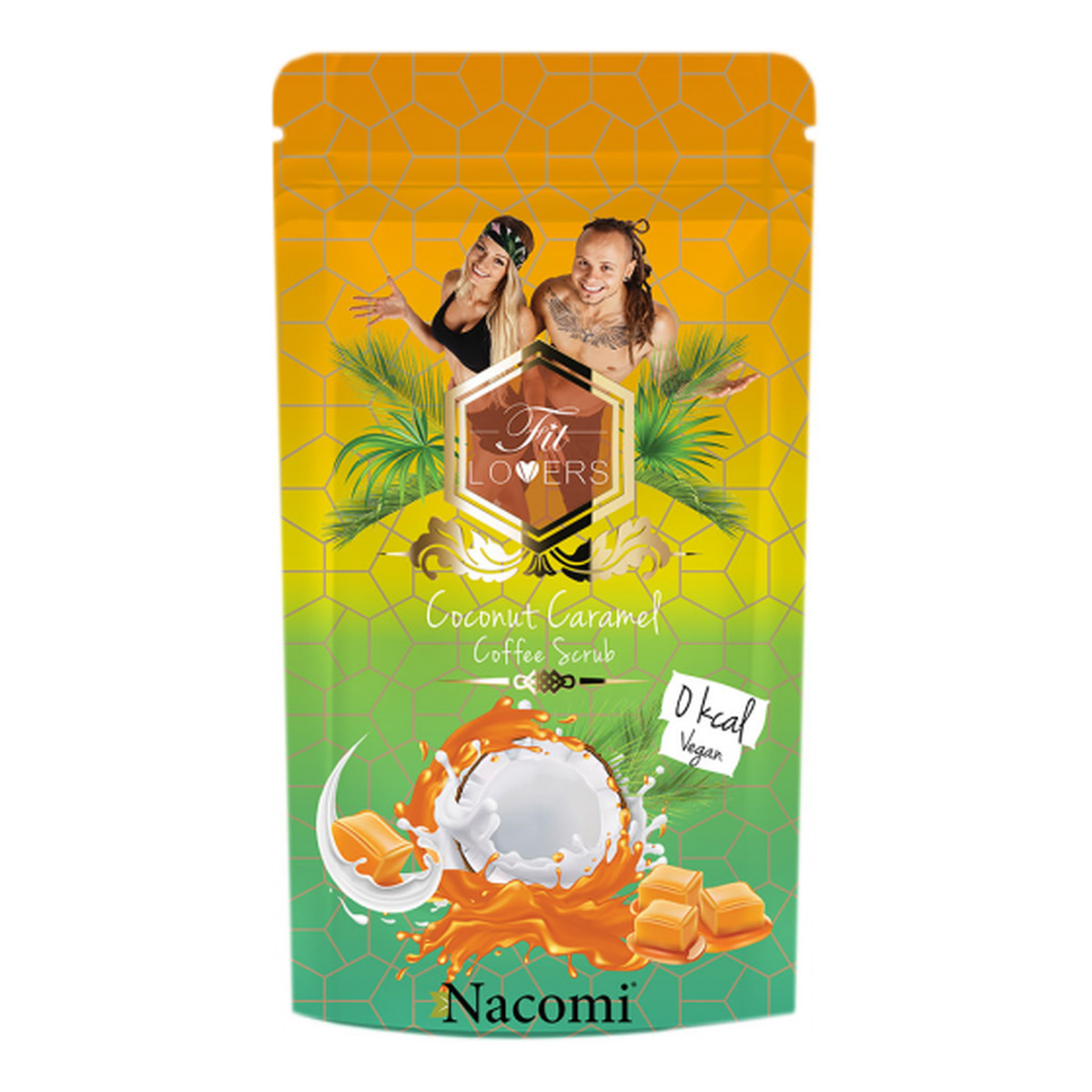 FitLovers Peeling kawowy Kokos Karmel 300g