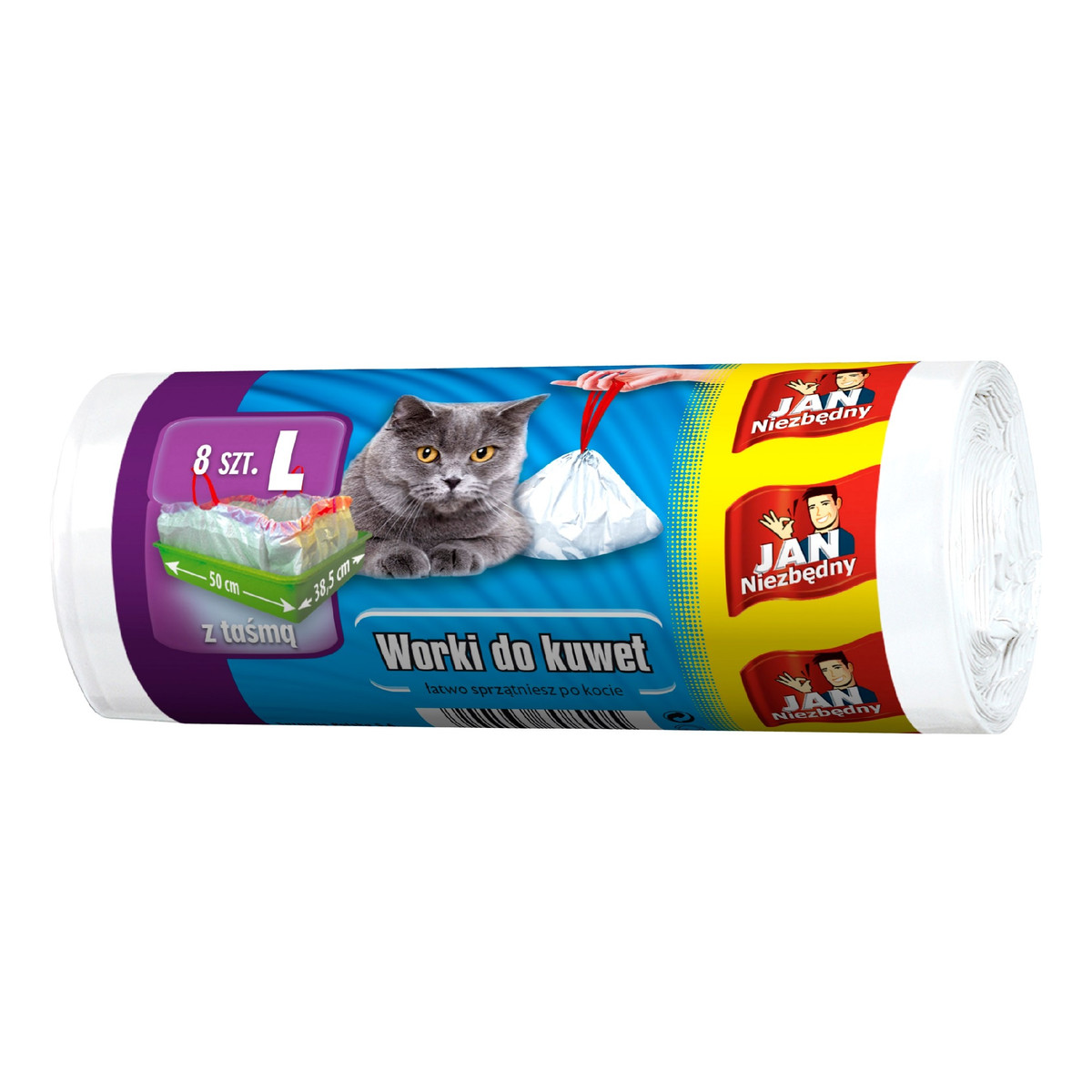 Jan Niezbędny Worki do kuwet LD rozmiar L 1op-8szt
