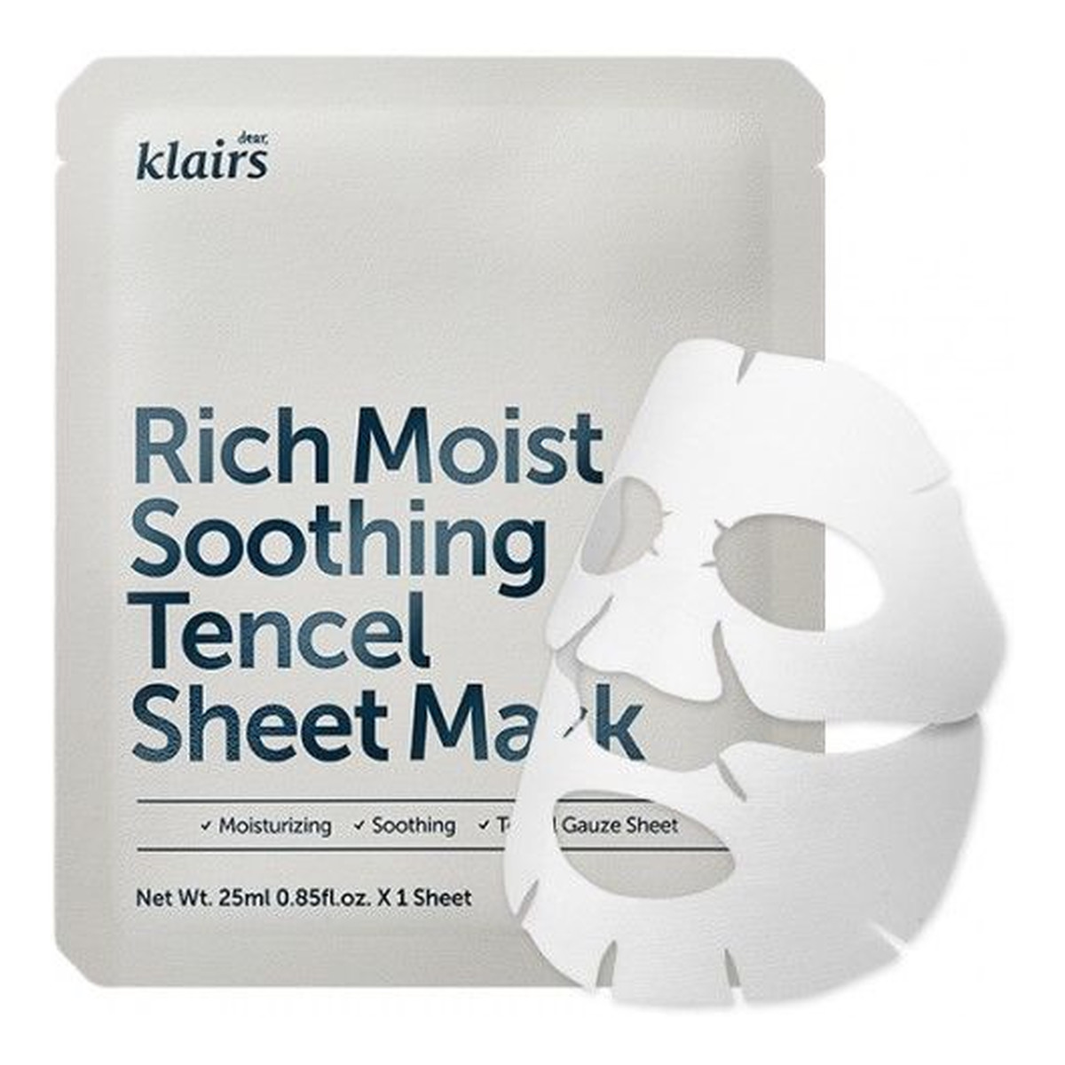 Klairs Rich Moist Soothing Tencel Sheet Mask maska w płachcie 25ml