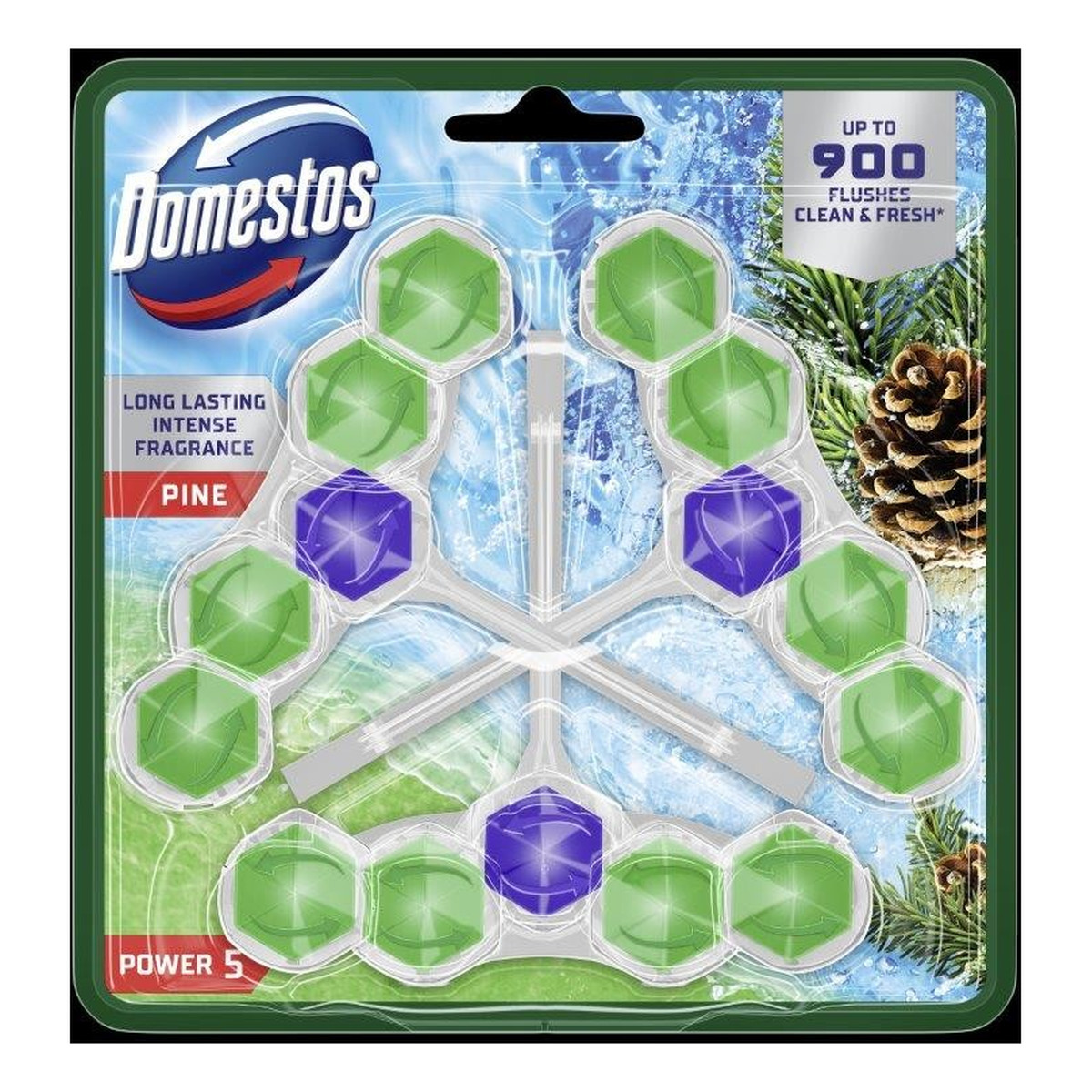 Domestos kostka toaletowa power 5 pine 3 50g