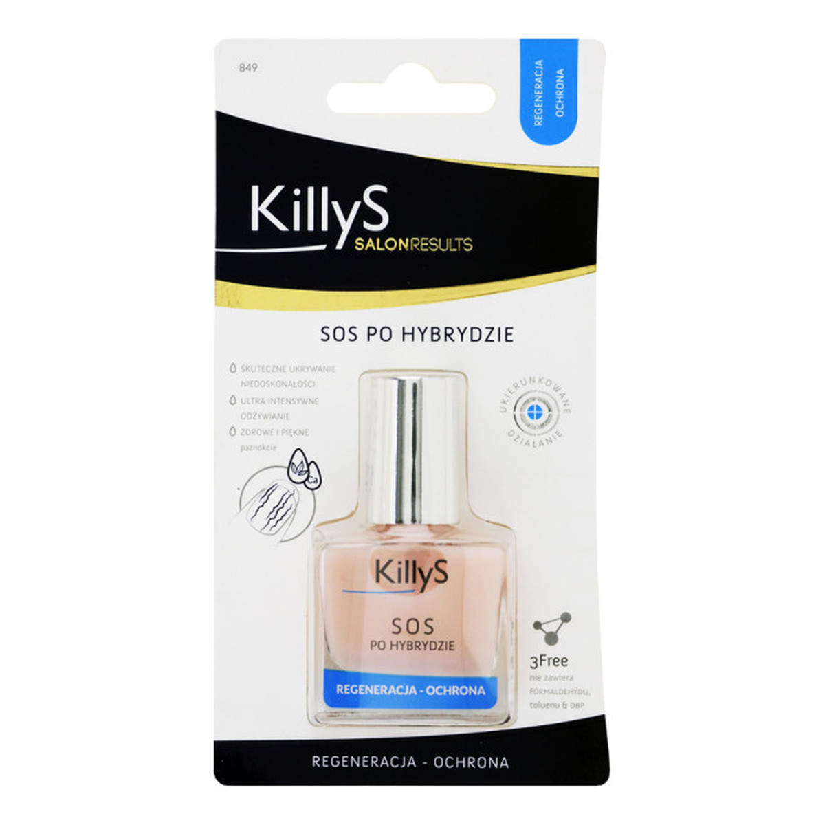 KillyS Salon Results SOS po hybrydzie odżywka do paznokci 10ml