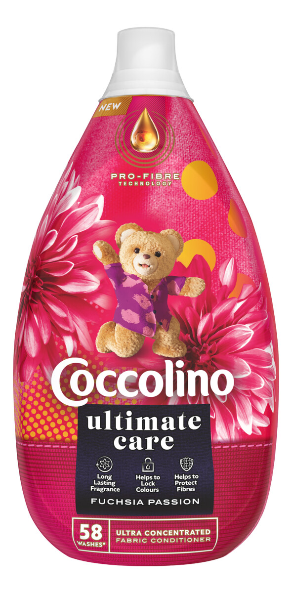 Ultimate care fuchsia passion płyn do płukania z technologią chroniącą tkaniny