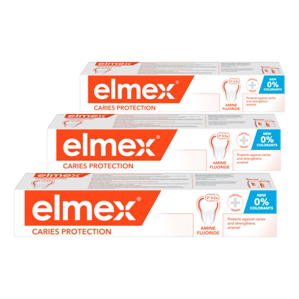 elmex Przeciw Próchnicy Pasta Do Zębów z Aminofluorem 3x75ml
