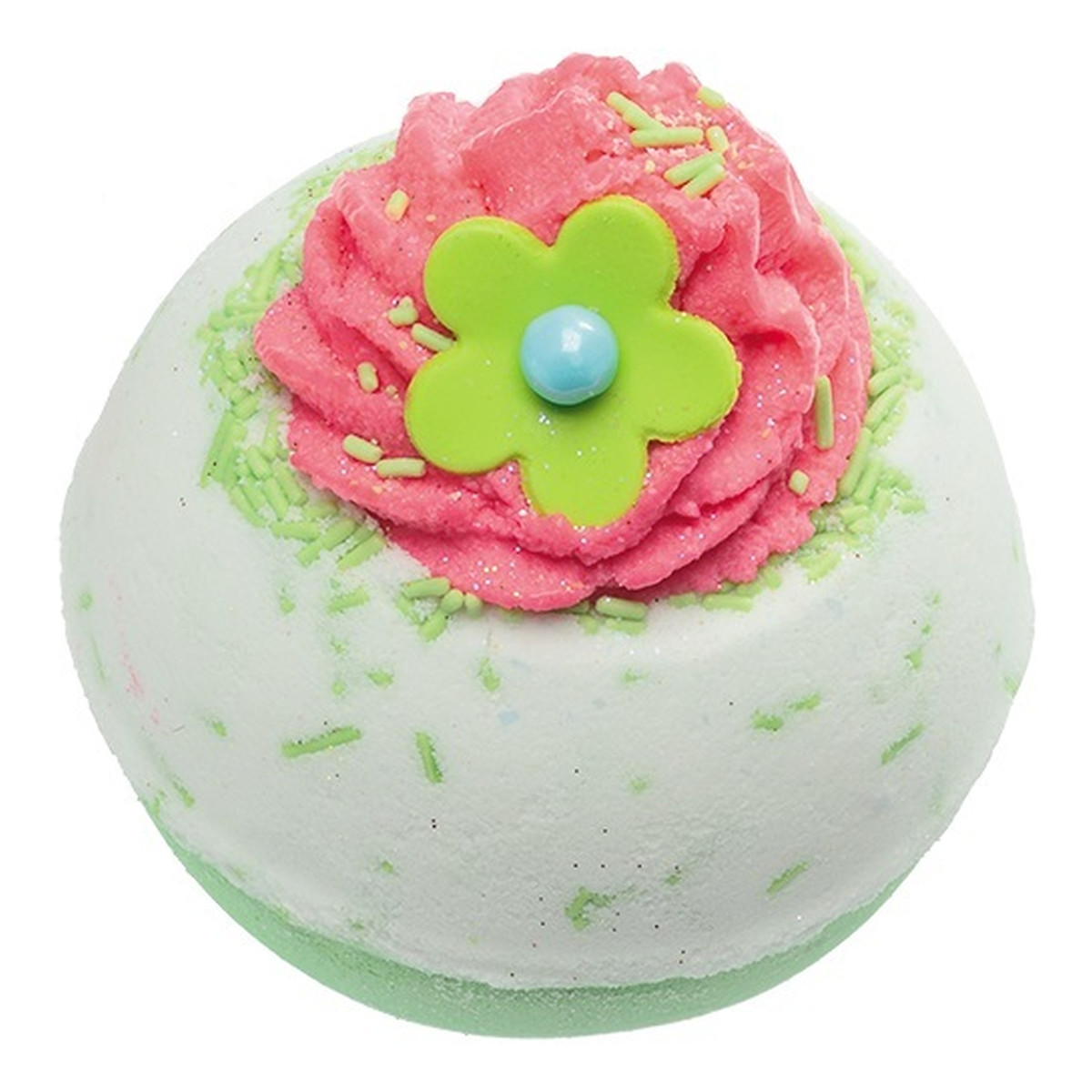 Bomb Cosmetics Apple & raspberry swirl bath blaster musująca kula do kąpieli 160g