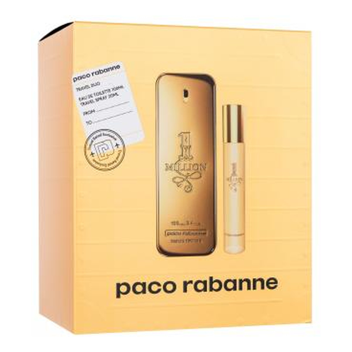 Paco Rabanne 1 Million Zestaw woda toaletowa spray 100ml + woda toaletowa spray 20ml