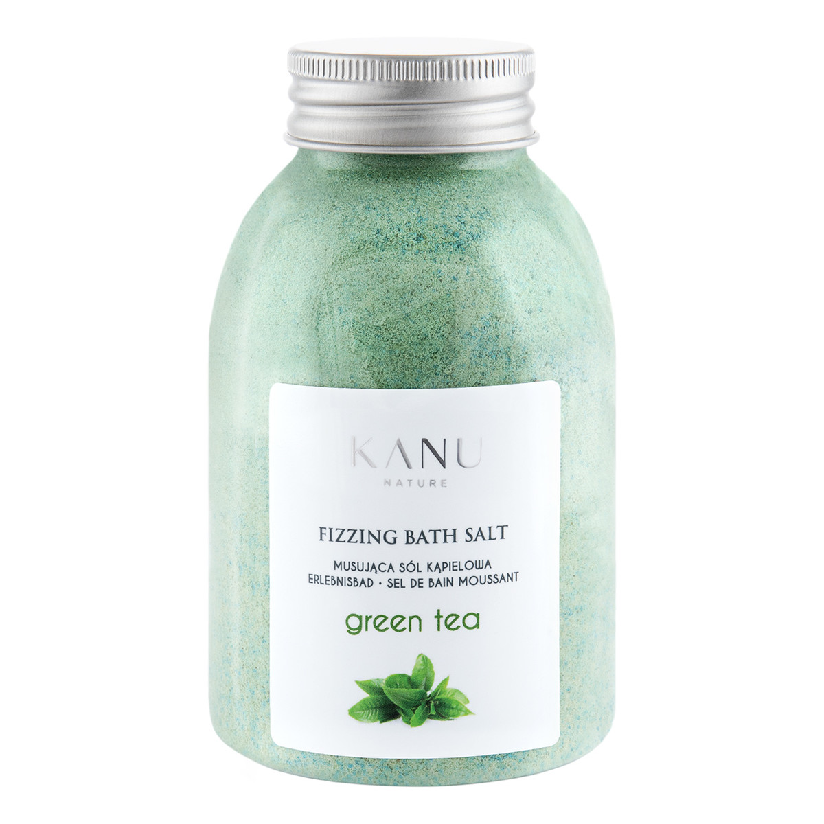 Kanu Nature Fizzing bath salt sól musująca do kąpieli zielona herbata 250g