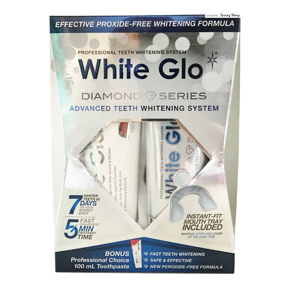 White Glo KOMPLET DOMOWE WYBIELANIE ZĘBÓW