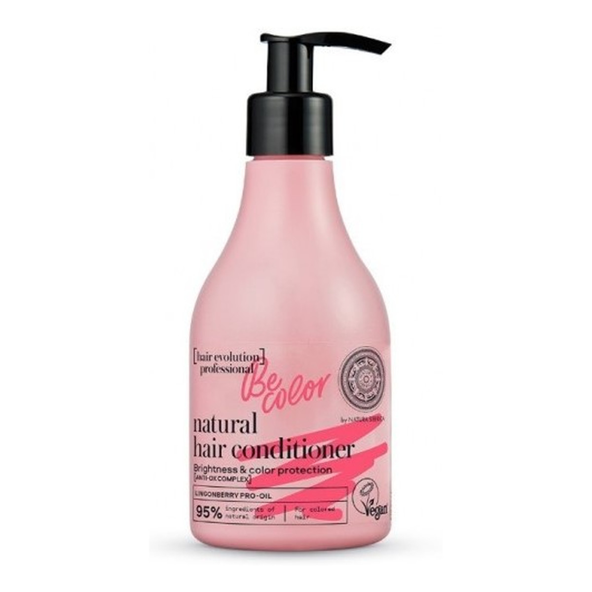 Natura Siberica Naturalna wegańska odżywka do włosów farbowanych Be Color Blask i Ochrona koloru Hair Evolution 245ml