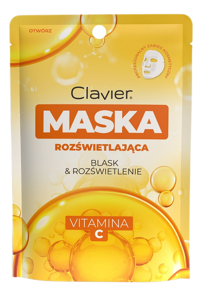 Maska rozświetlająca w płachcie z witaminą C