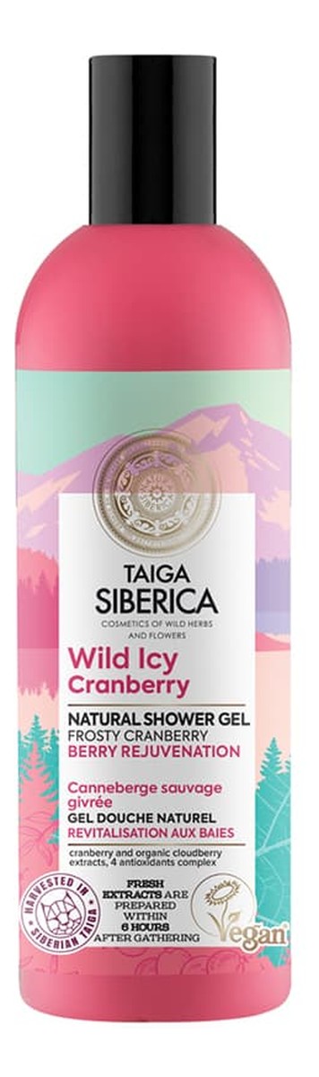 Żel pod prysznic z dziką żurawiną