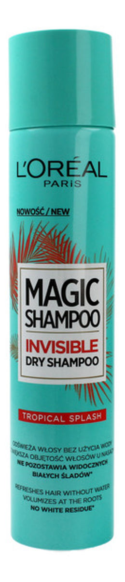 Suchy szampon do włosów Tropical Splash