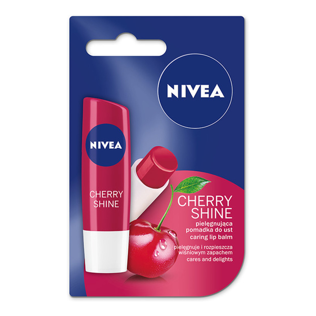 Nivea Lip Care Pomadka ochronna do ust Shine Cherry