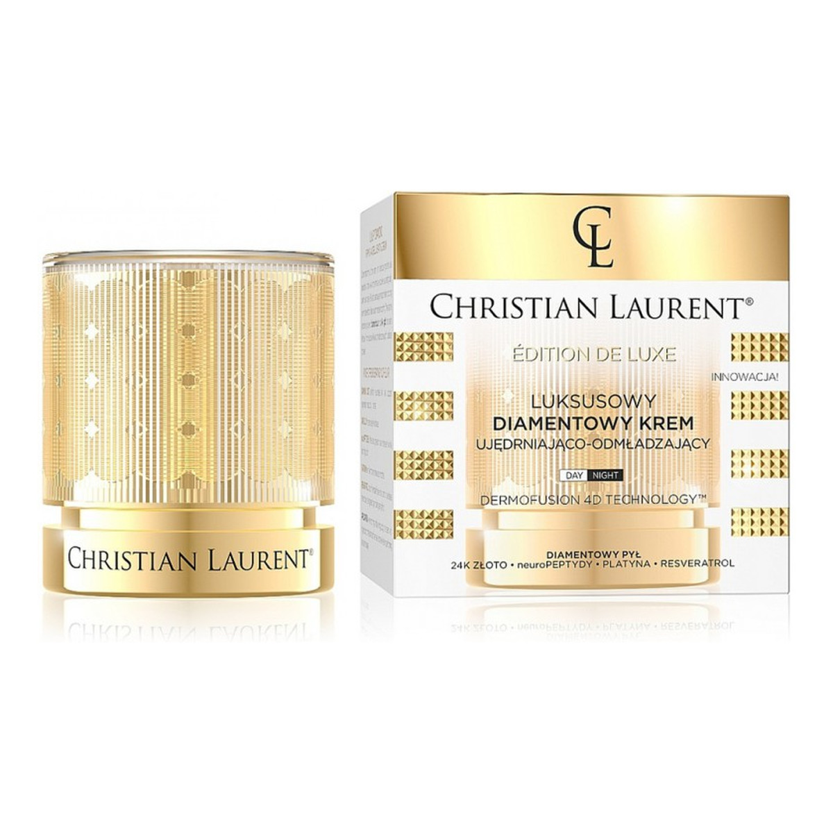 Christian Laurent Luksusowy Diamentowy Krem ujędrniająco-odmładzający na dzień i noc 50ml