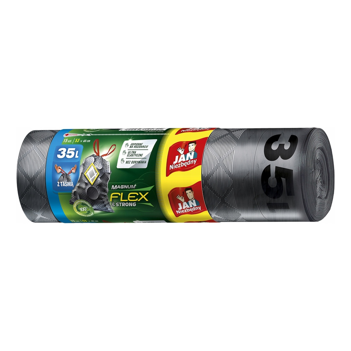 Jan Niezbędny Worki na śmieci Magnum 35l - 15 sztuk 300g