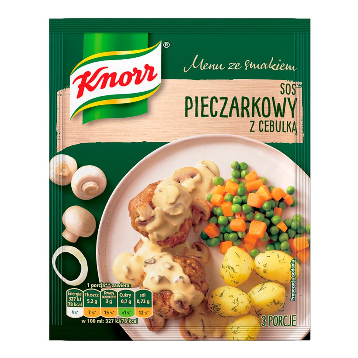 Knorr Menu ze smakiem Sos do pieczeni z cebulką 32g