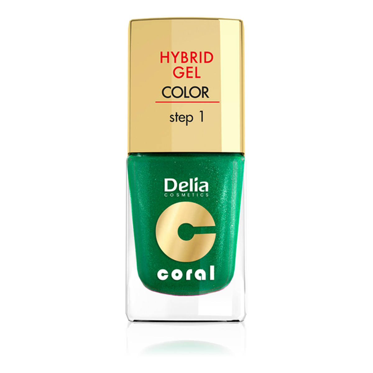 Delia Hybrid Gel Coral Lakier Do Paznokci 11ml