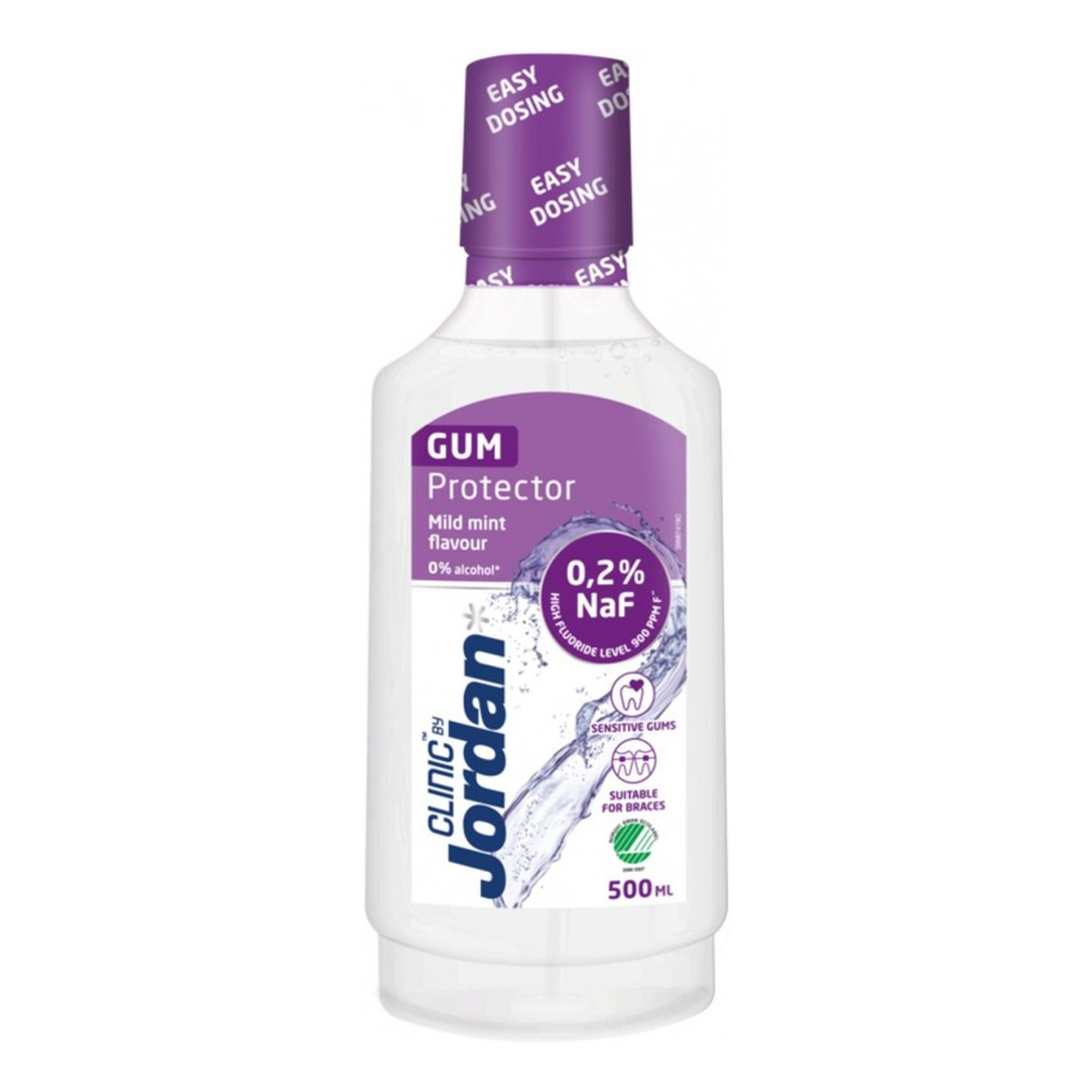Jordan Clinic gum protector mouthwash płyn do płukania jamy ustnej mild mint 500ml