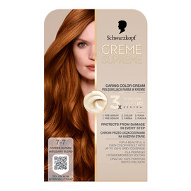 Creme supreme farba do włosów odcień 7-7 copper dark blonde