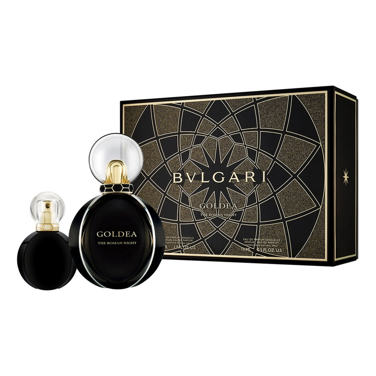 Bvlgari Goldea The Roman Night Zestaw woda perfumowana spray 50ml + miniatura wody perfumowanej 15ml