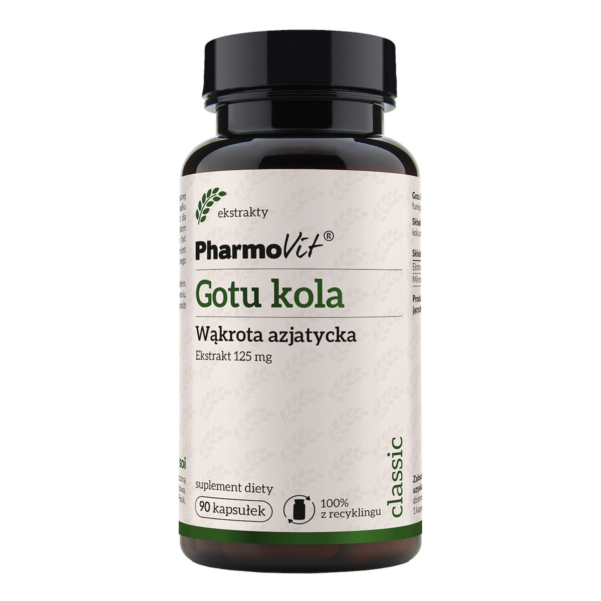 Pharmovit Gotu Kola 125 mg suplement diety 90 kapsułek