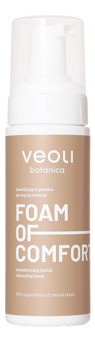 Foam of comfort nawilżająca pianka do mycia twarzy