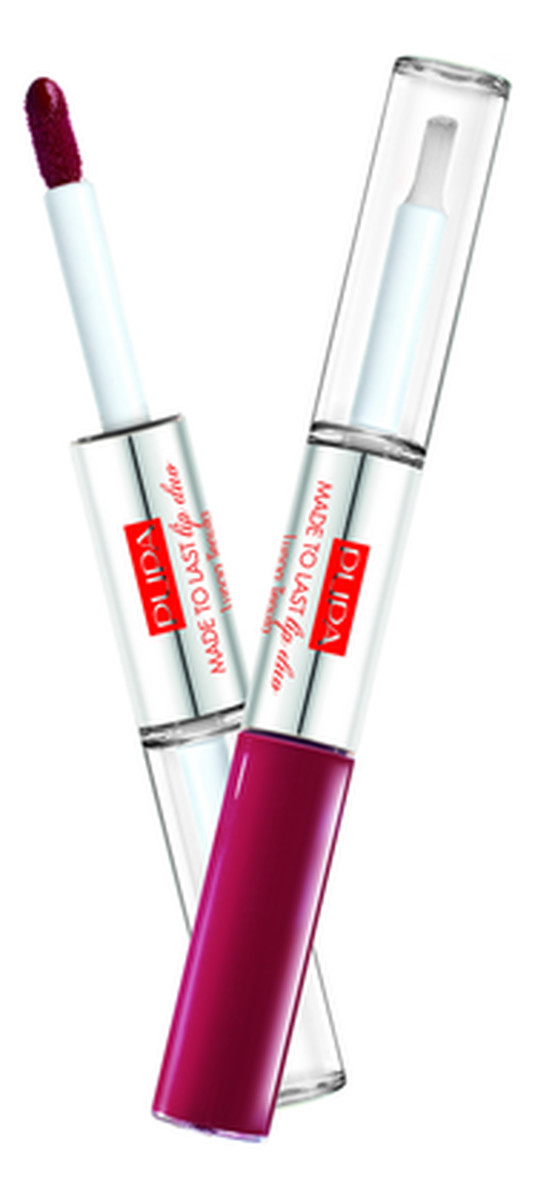 Lip Duo Liquid Lip Colour Colour & Topcoat Waterproof Long Lasting Wodoodporna pomadka w płynie 2x4ml