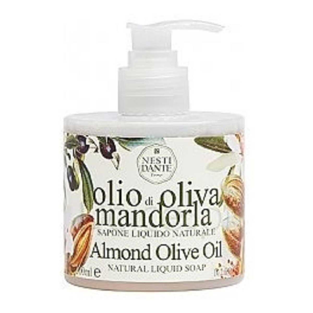 Nesti Dante Olio Di Oliva Mandorla Almond Olive Oil Natural Liquid Soap Mydło w płynie 300ml