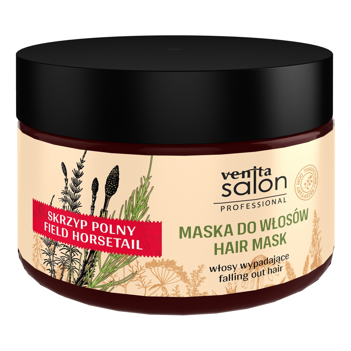 Venita Salon Maska ze skrzypem polnym do włosów wypadających 500ml