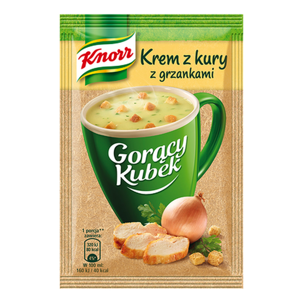 Knorr Gorący Kubek Krem z kury z grzankami 16g
