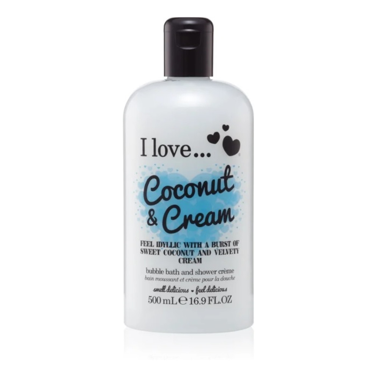 I love Bath & Shower Creme krem pod prysznic i do kąpieli Coconut & Cream 500ml