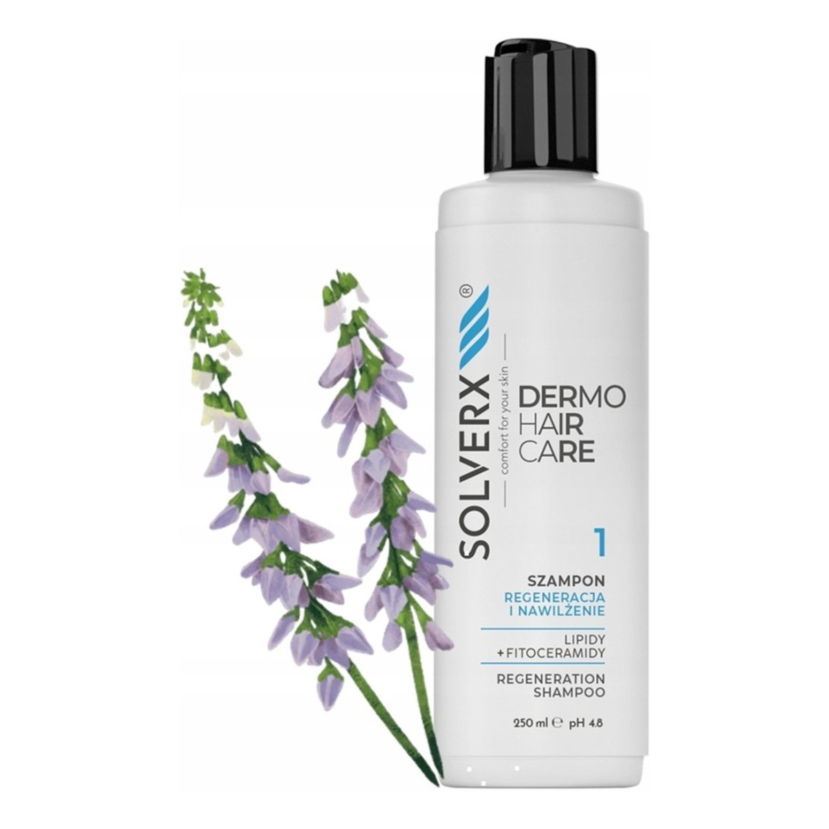 Solverx dermoHAIR szampon regenerujący 250ml