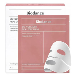 Bio-collagen real deep mask maska do twarzy w płachcie 4x34g