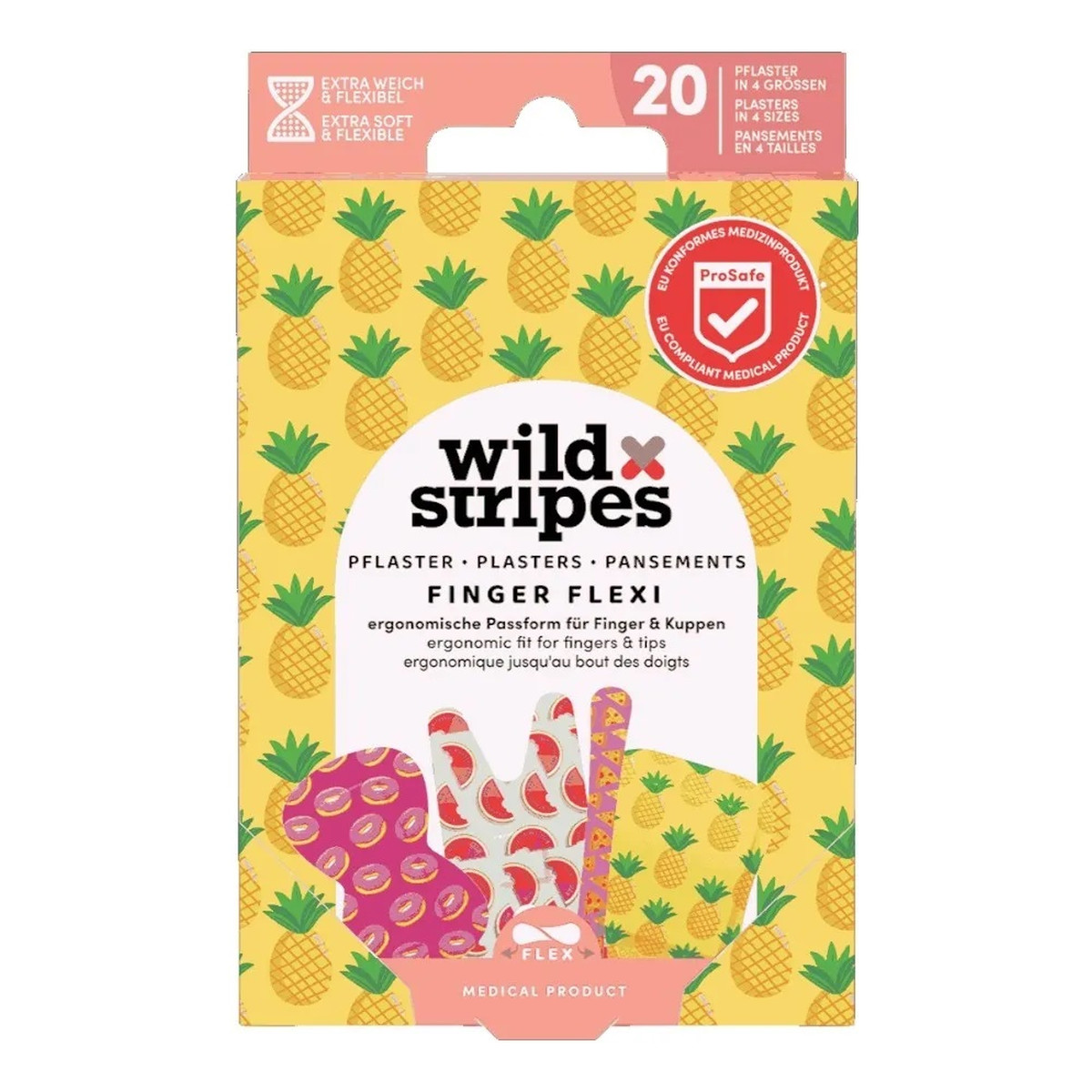 Wild Stripes Finger Flexi plastry na palce 20szt.