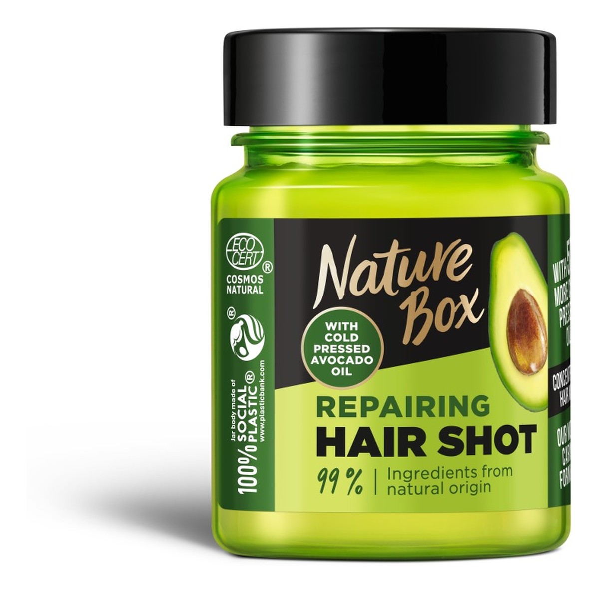 Avocado oil hair shot regenerująca maska do włosów z olejem z awokado